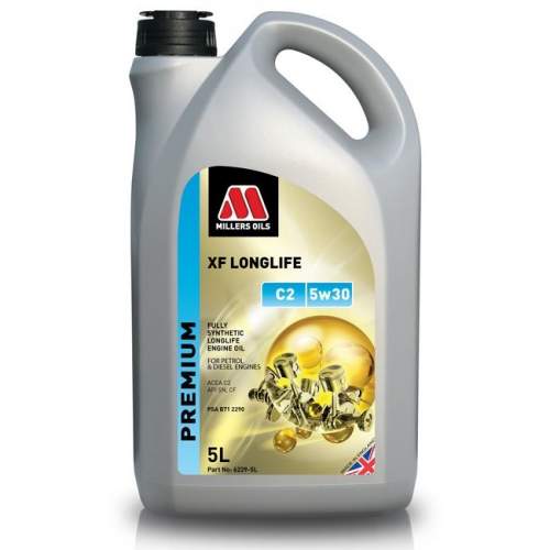 Millers Oils Plně syntetický motorový olej - XF Premium C2 5W-30 5l