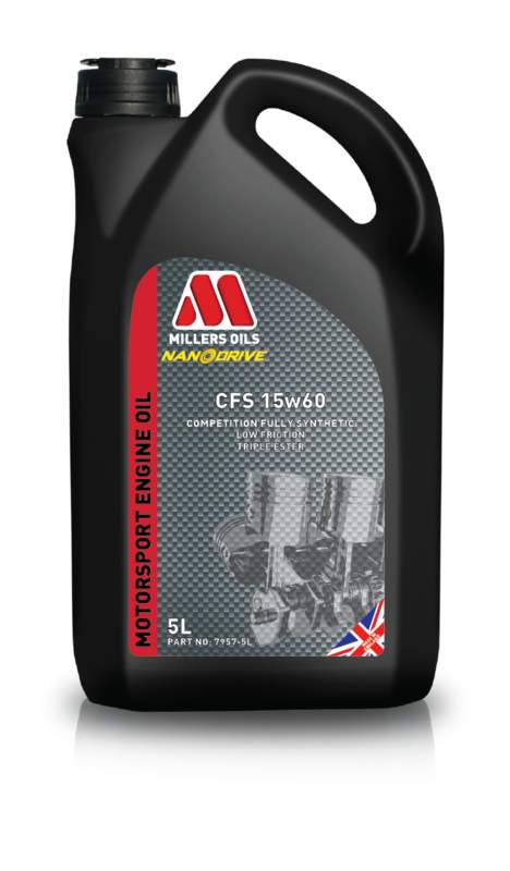 Millers Oils Závodní plně syntetický motorový olej NANODRIVE - CFS 15W-60 5l