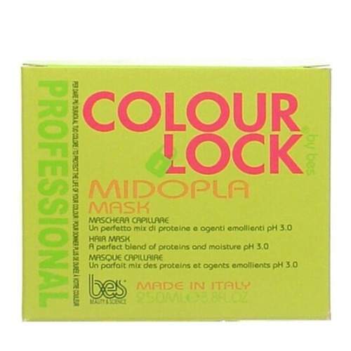 BES Colour Lock Maschera Midopla pH 3,0 - regenerační maska na vlasy pro fixaci barvy 250ml