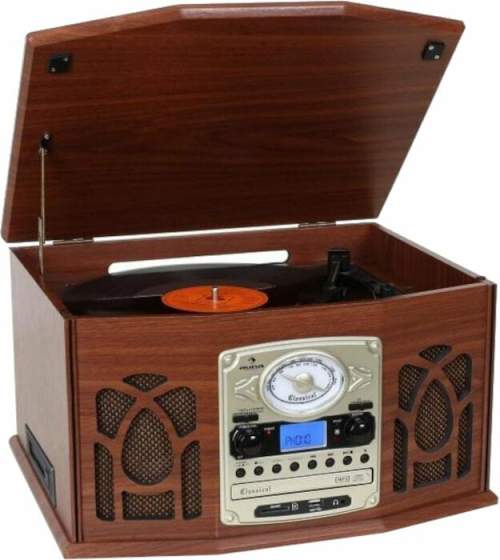 Stereo zařízení Auna NR-620, stereo, MP3 záznam, hnědé (MG-NR-620 WO)