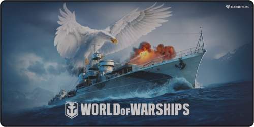 Genesis Carbon 500 World of Warships, XXL, modrá NPG-1739