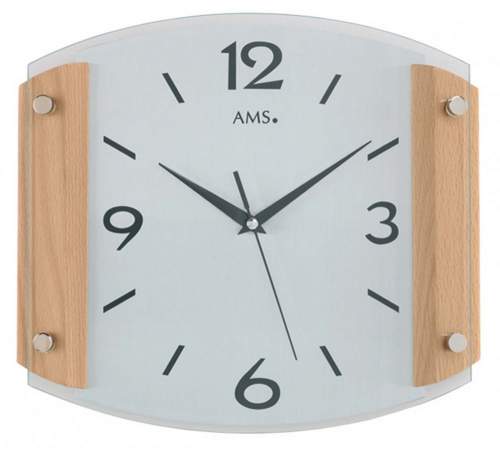 Rádiem řízené nástěnné hodiny AMS Design 5938/18