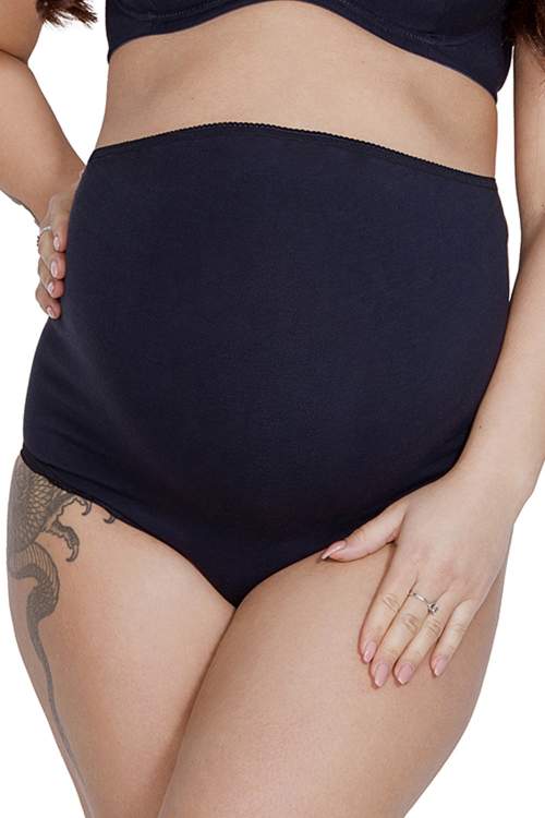 Těhotenské kalhotky Mitex Mama Belly Námořnictvo xl