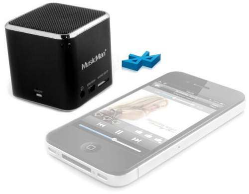 ESD GAmes Technaxx přenosný Bluetooth reproduktor Mini MusicMan, baterie 600 mAh, černý (BTX2)