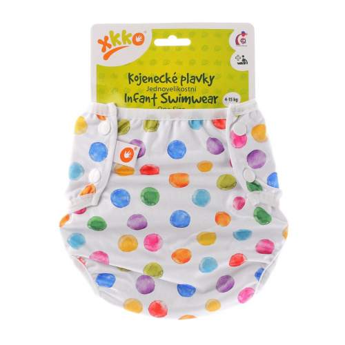 Kikko Jednovelikostní kojenecké plavky XKKO Watercolour Polka Dots
