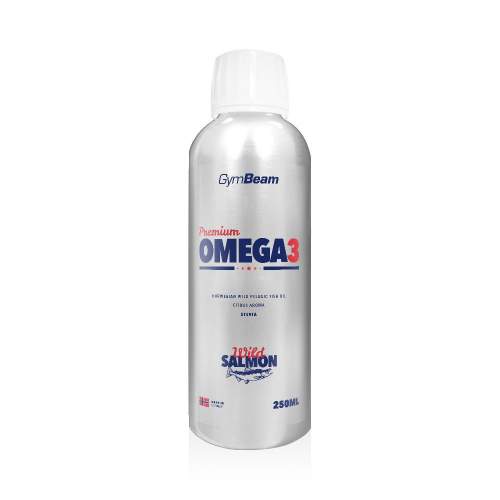 GymBeam Premium Omega 3 250 ml citrusové ovoce