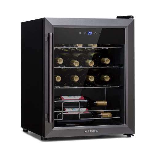 Klarstein Ultimo 16 Uno chladnička na víno 42l Dotykový ovládací panel 16 lahví 5–18 °C (HEA-Ultimo-16)