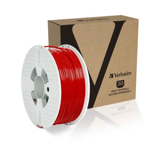 VERBATIM 3D Printer Filament PLA 2.85mm, 126m, 1kg red 55330