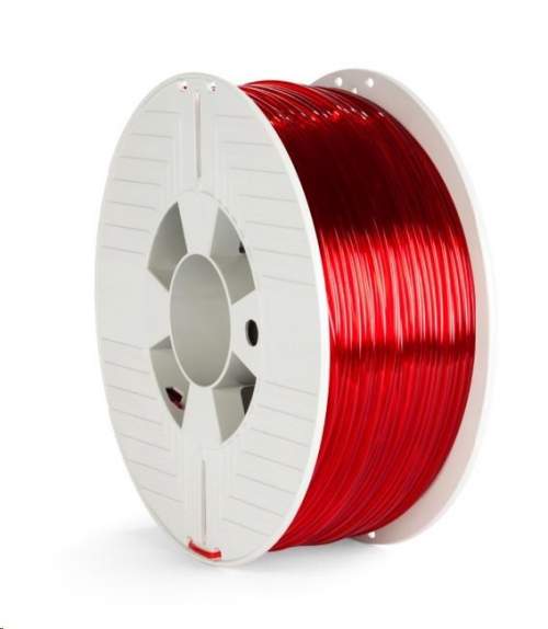 Verbatim PET-G struna 2,85 mm pro 3D tiskárnu, 1kg, červená transparent