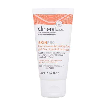 AHAVA Clineral SkinPro Protective Moisturizing Cream SPF50+ ochranný denní pleťový krém 50 ml unisex