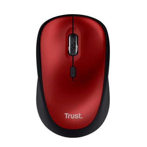 TRUST YVI+ Wireless Mouse ECO certified - RED/červená 24550