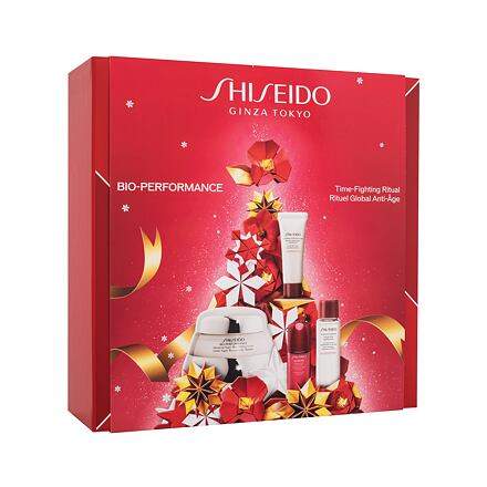 Shiseido Bio-Performance Time-Fighting Ritual sada denní pleťový krém Bio-Performance 50 ml + pleťová čisticí pěna Clarifying Cleansing Foam 15 ml + pleťové tonikum Treatment Softener 30 ml + pleťové sérum Ultimune 10 ml pro ženy