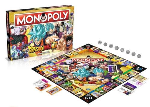 Monopoly Dragon Ball Super (v anglickém jazyce) - Winning Moves