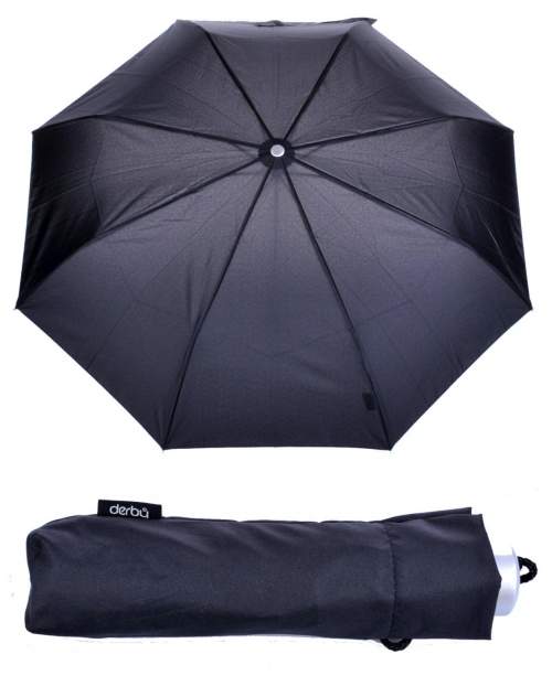 Dámský skládací odlehčený černý deštník Mini Light uni 722166CZ, derby