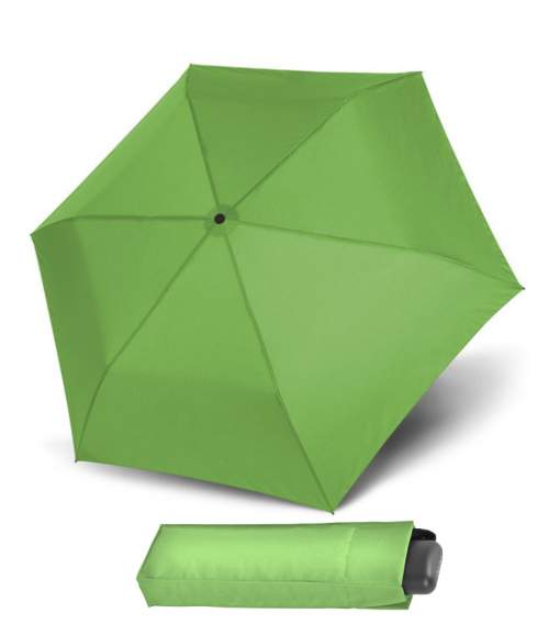 Dámský zelený deštník HIT MINI FLAT 722563GNP-03, derby