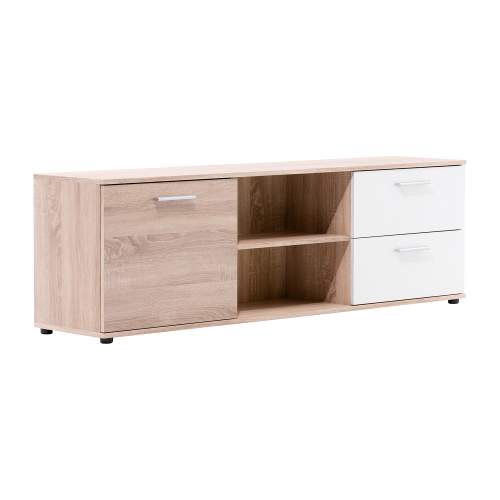 IDEA Nábytek TV stolek LUND 55 dub/bílá