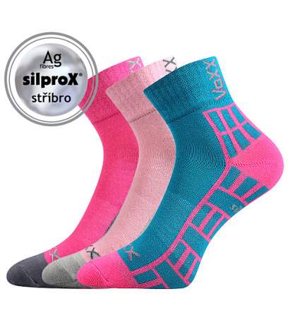 Voxx Maik Dětské ponožky s jemným lemem - 3 páry BM000000592600100383 mix A - holka 20-24 (14-16)