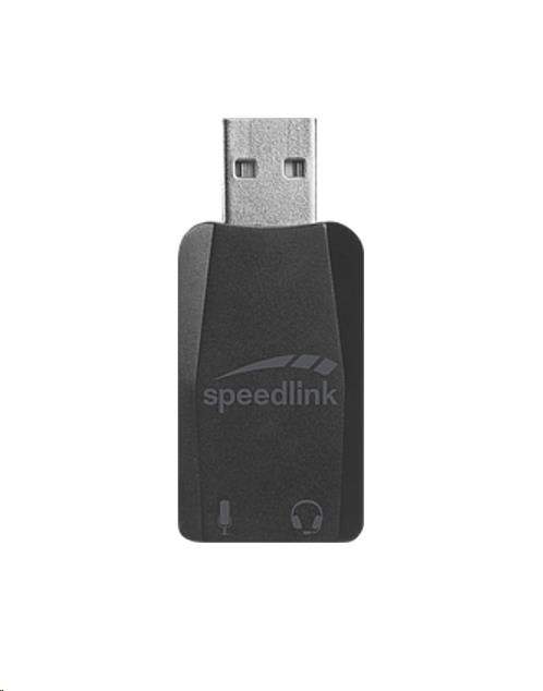 SPEED LINK zvuková karta externí VIGO USB Sound Card, černá SL-8850-BK-01
