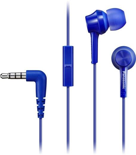 Panasonic sluchátka Rp-tcm105e-a modrá 241595