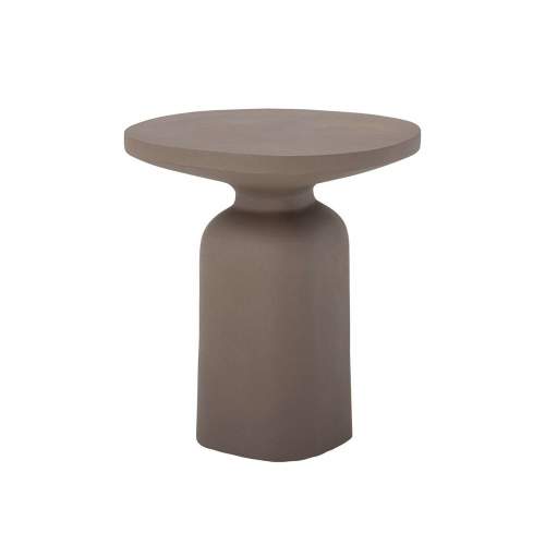 Bloomingville Millan 44,5 cm Matně hnědý kovový odkládací stolek