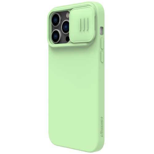 Nillkin CamShield Silky Silikonový Kryt pro Apple iPhone 14 Pro Green