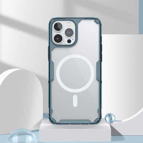 Magnetické pouzdro Nillkin Nature TPU Pro pro Apple iPhone 14 (modré)