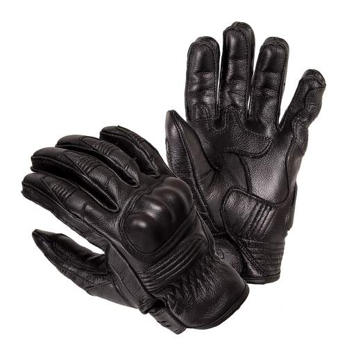 Kožené moto rukavice W-TEC Trogir, černá, XL