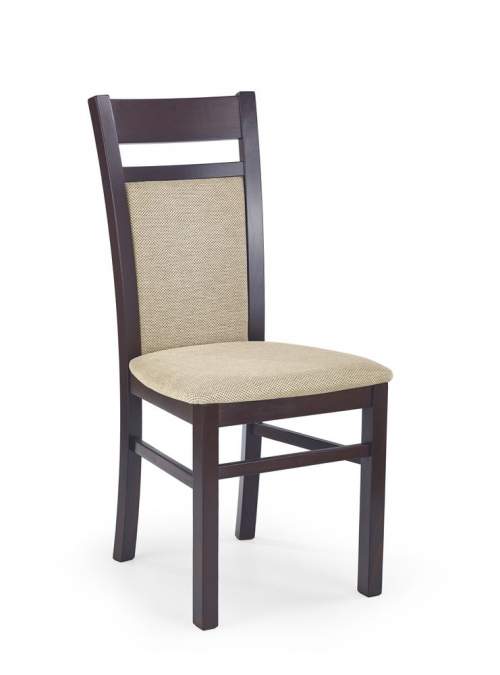 Halmar Jídelní židle Gerard 2 ořech tmavý/TORENT BEIGE