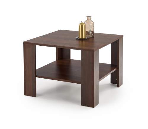 Halmar Konferenční stolek Kwadro, čtverec, tmavý ořech