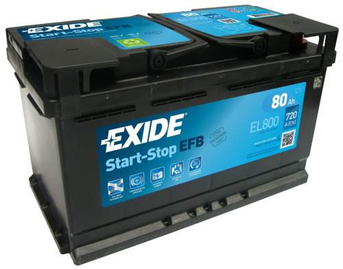 EXIDE START-STOP EFB 80Ah, 12V, EL800