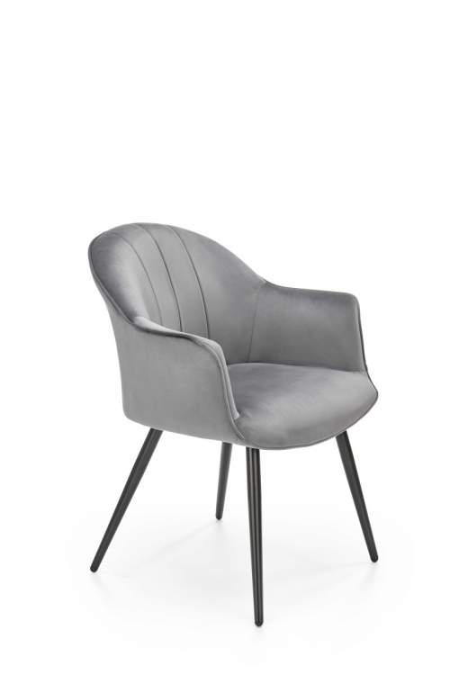 HALMAR Jídelní židle K468 šedá