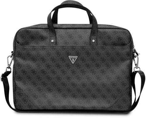 Brašna Guess 4G PU Triangle Logo Computer Bag 15/16", černá