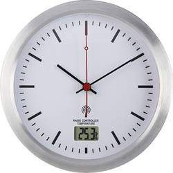 Analogové DCF nástěnné hodiny do koupelny Renkforce, E1003R, Ø 17×6 cm, šedá