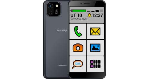 Aligator S5550 Senior Barva: Black, Paměť: 2GB/16GB