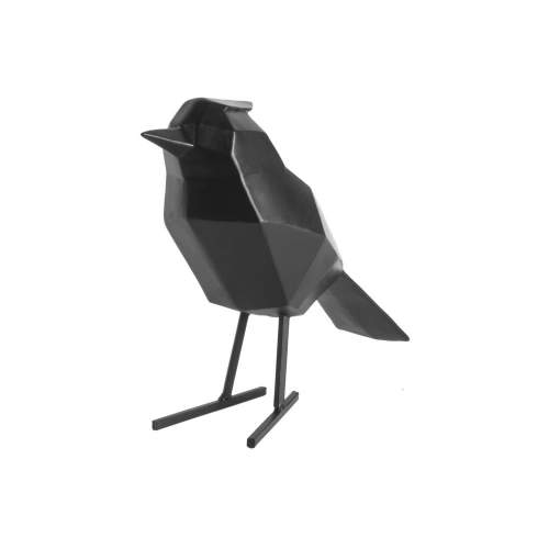 PRESENT TIME Designová černá soška Statue Bird