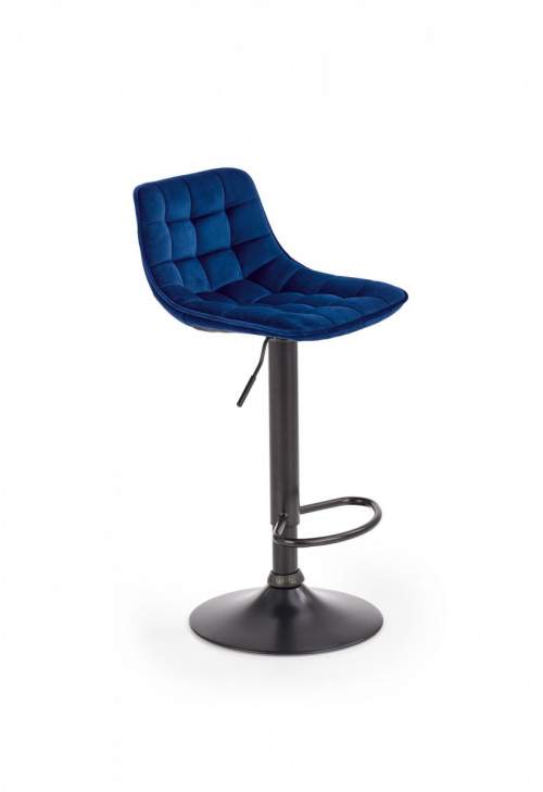 HALMAR  Barová židle H95 (modrá)