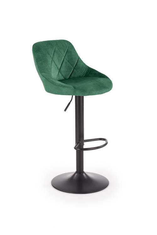 HALMAR  Barová židle H101 (tmavě zelená)