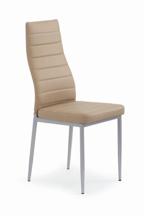 Halmar Kovová židle K70, světlá hnědá