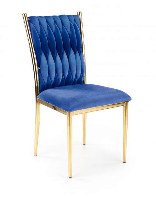 HALMAR  Jídelní židle K436 (tmavě modrá)