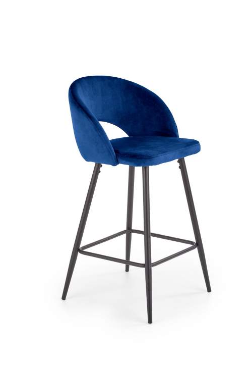 Halmar Barový židle H96, modrá