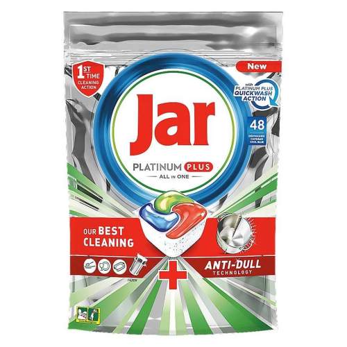 JAR Platinum Plus All In One Cool Blue kapsle do myčky 42 ks