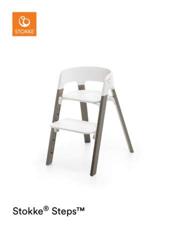Stokke Židlička Steps™ Bílá / Hazy Grey