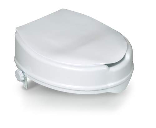 HomeLife Zvýšené sedátko na WC s poklopem BT430