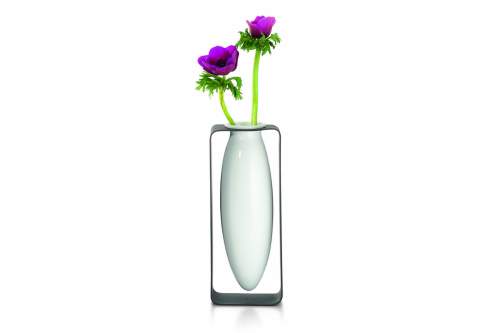 Philippi FLOAT Váza vysoká 9x7x22,6 cm bílá