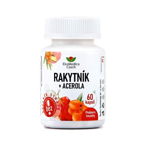 EkoMedica Czech Rakytník + Acerola 60 kapslí