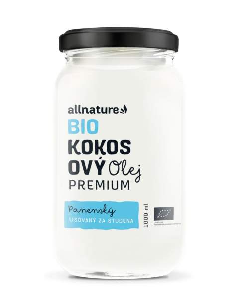 Allnature Premium kokosový olej bio 1000 ml