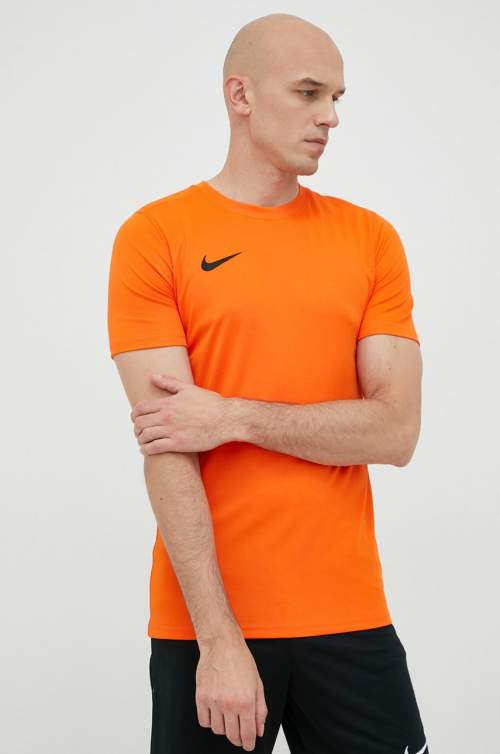 Tréninkové tričko Nike oranžová barva