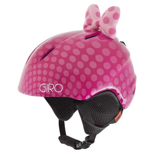 Giro Launch Plus Pink Bow Polka Dots S