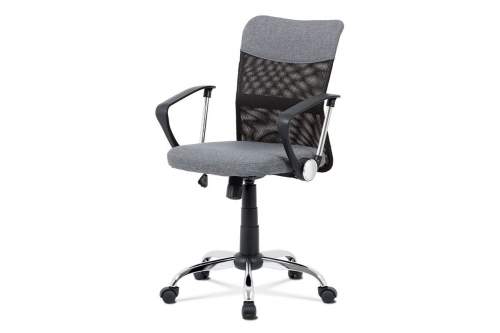 Autronic Kancelářská židle KA-V202 GREY, šedá/černá/chrom