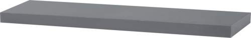 Autronic Nástěnná polička 90 cm, šedá - vysoký lesk P-013 GREY